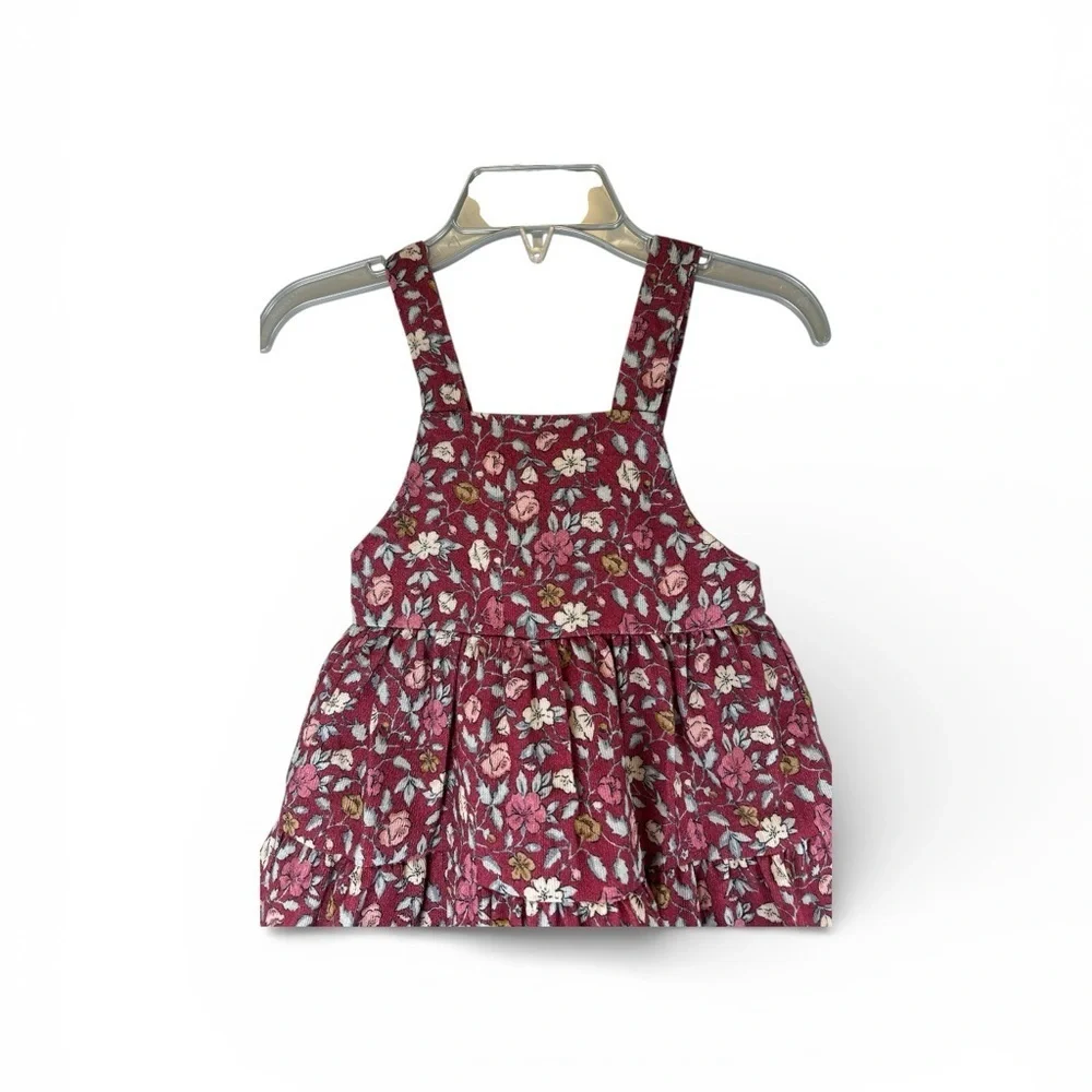 Pepecé Flounce Pinafore Floral  Dress size 18 months